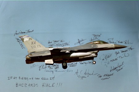 F16 américain basés en Itali à AVIANO les Buzzards!